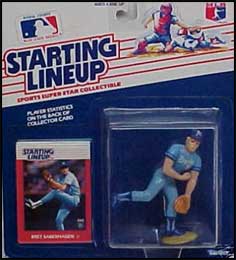 1988 Baseball Bret Saberhagen Starting Lineup Picture