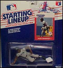 1988 Baseball Rickey Henderson Starting Lineup Picture