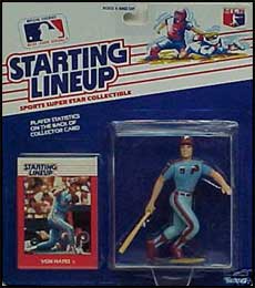 1988 Baseball Von Hayes Starting Lineup Picture