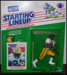 1988 Football Brent Fullwood Starting Lineup Picture