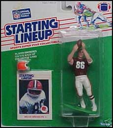 1988 Football Brian Brennan Starting Lineup Picture