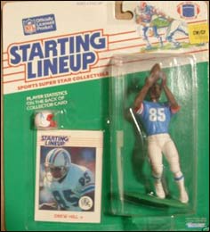 1988 Football Drew Hill Starting Lineup Picture
