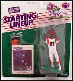 1988 Football Eddie Brown Starting Lineup Picture