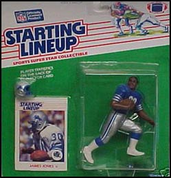 1988 Football James Jones Starting Lineup Picture