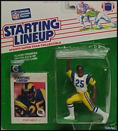 1988 Football Jerry Gray Starting Lineup Picture