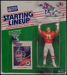 1988 Football Rulon Jones Starting Lineup Picture