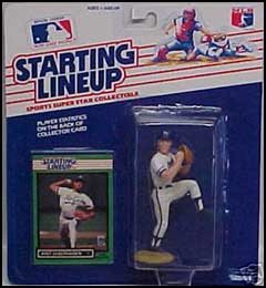 1989 Baseball Bret Saberhagen Starting Lineup Picture