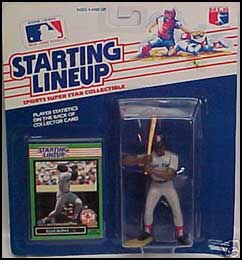 1989 Baseball Ellis Burks Starting Lineup Picture