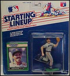 1989 Baseball Luis Salazar Starting Lineup Picture