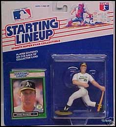1989 Baseball Mark McGwire Starting Lineup Picture
