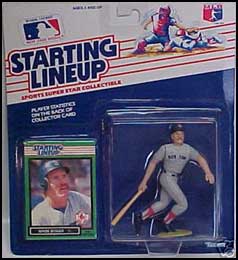 1989 Baseball Wade Boggs Starting Lineup Picture