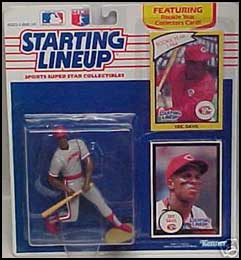 1990 Baseball Eric Davis Starting Lineup Picture