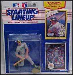 1990 Baseball Jose Canseco Starting Lineup Picture