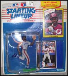 1990 Baseball Juan Samuel Starting Lineup Picture