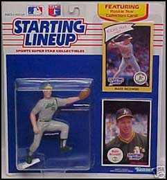 1990 Baseball Mark McGwire Starting Lineup Picture
