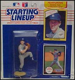 1990 Baseball Orel Hershiser Starting Lineup Picture