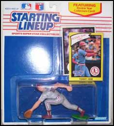 1990 Baseball Tom Herr Starting Lineup Picture