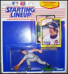 1990 Baseball Wally Backman Starting Lineup Picture