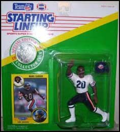 1991 Football Mark Carrier Starting Lineup Picture