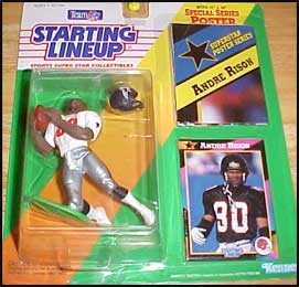 1992 Football Andre Rison Starting Lineup Picture