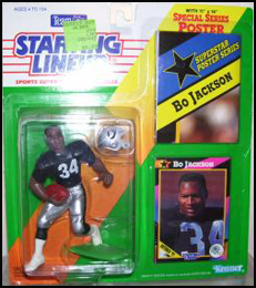 1992 Football Bo Jackson Starting Lineup Picture