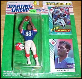 1993 Football Andre Reed Starting Lineup Picture