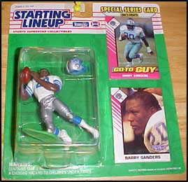 1993 Football Barry Sanders Starting Lineup Picture