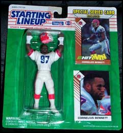 1993 Football Cornelius Bennett Starting Lineup Picture