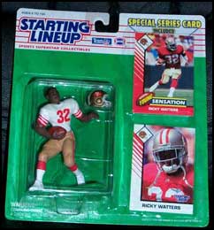 1993 Football Ricky Watters Starting Lineup Picture