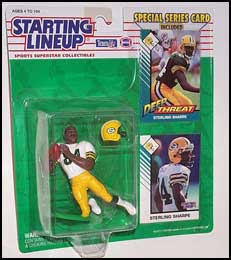 1993 Football Sterling Sharpe Starting Lineup Picture