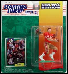 1994 Football Brent Jones Starting Lineup Picture