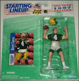 1997 Football Brett Favre Starting Lineup Picture