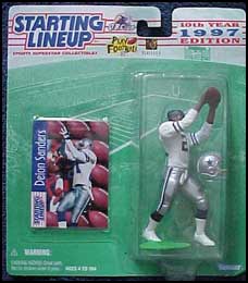 1997 Football Deion Sanders Starting Lineup Picture