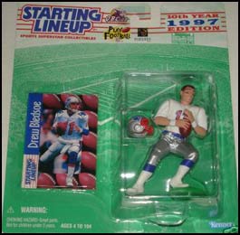 1997 Football Drew Bledsoe Starting Lineup Picture