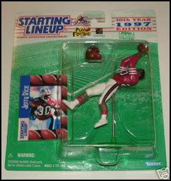 1997 Football Jerry Rice Starting Lineup Picture
