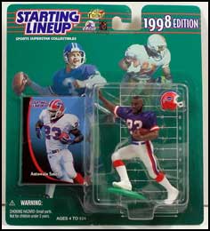 1998 Football Antowain Smith Starting Lineup Picture