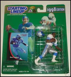 1998 Football Barry Sanders Starting Lineup Picture