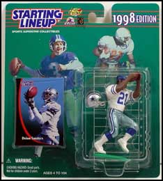 1998 Football Deion Sanders Starting Lineup Picture