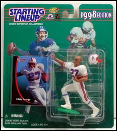 1998 Football Eddie George Starting Lineup Picture