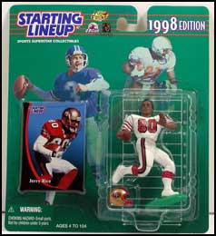 1998 Football Jerry Rice Starting Lineup Picture