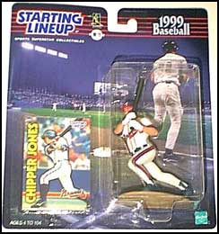 1999 Baseball Chipper Jones Starting Lineup Picture