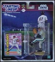 1999 Baseball Livan Hernandez Starting Lineup Picture