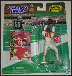 1999 Football Andre Rison Starting Lineup Picture