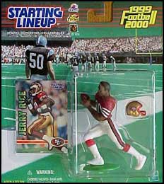 1999 Football Jerry Rice Starting Lineup Picture