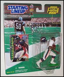 1999 Football Terrell Davis Starting Lineup Picture