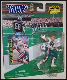1999 Football Zach Thomas Starting Lineup Picture