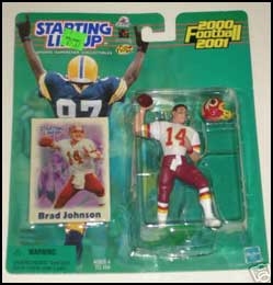 2000 Football Brad Johnson Starting Lineup Picture