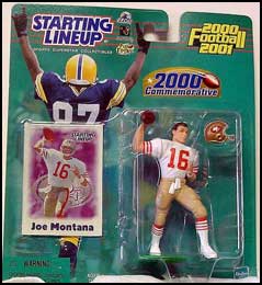 2000 Football Joe Montana Starting Lineup Picture