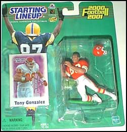 2000 Football Tony Gonzalez Starting Lineup Picture